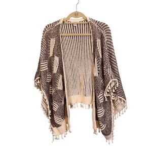 Anthropologie Cardigan Sweater Gray One Size